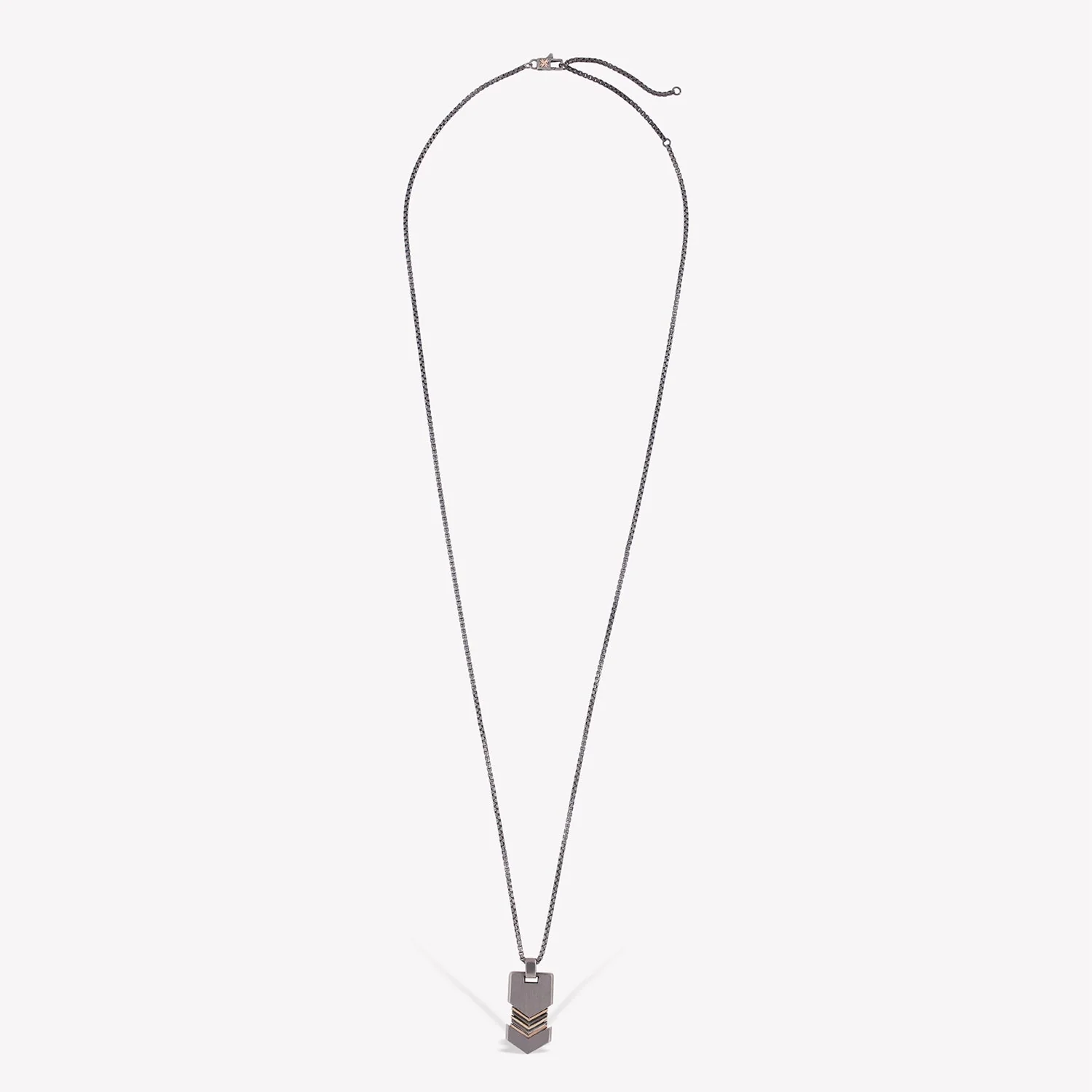 Chevron Chain Necklace - Image 3