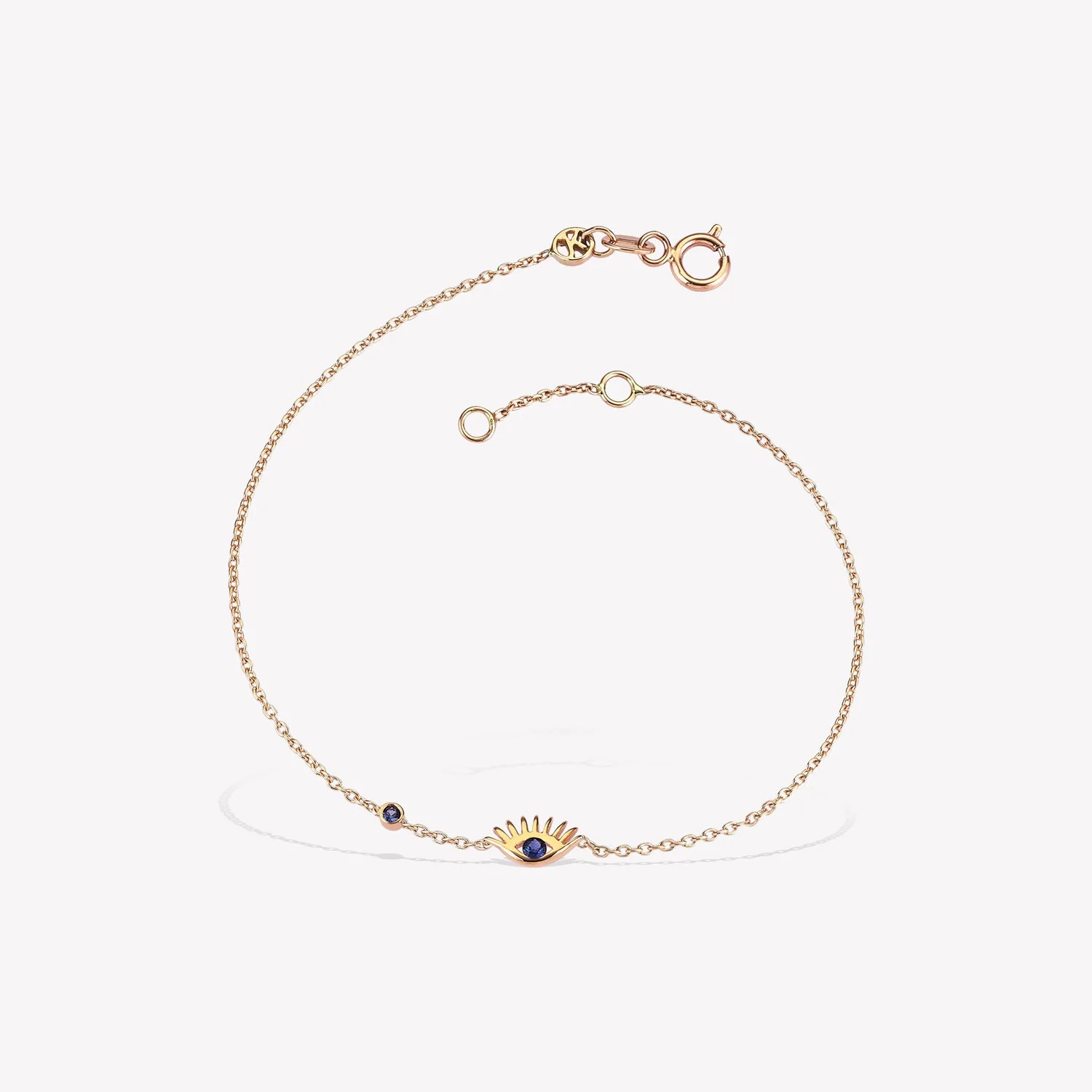 Evil Eye Dot Chain Bracelet - Image 4