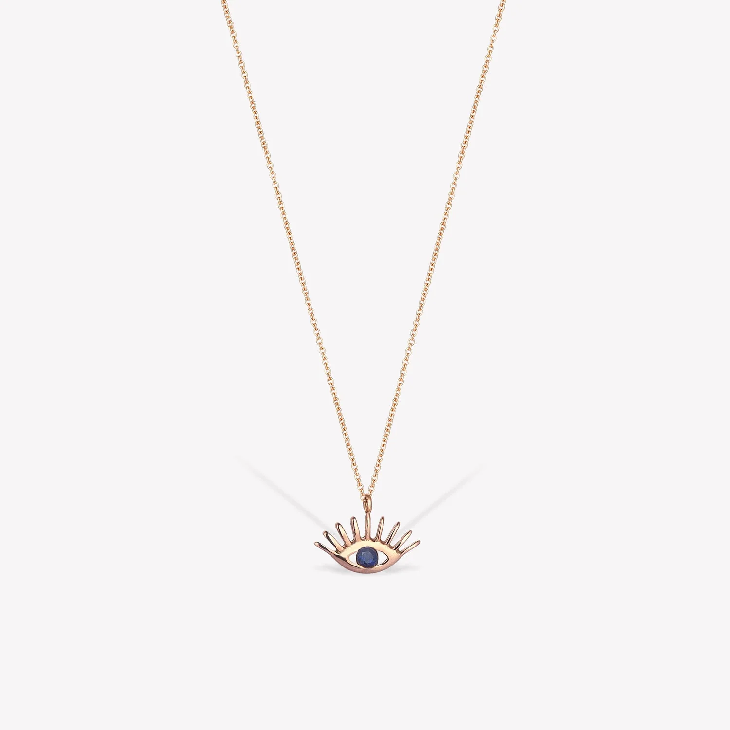 Evil Eye Mini Chain Necklace - Image 3