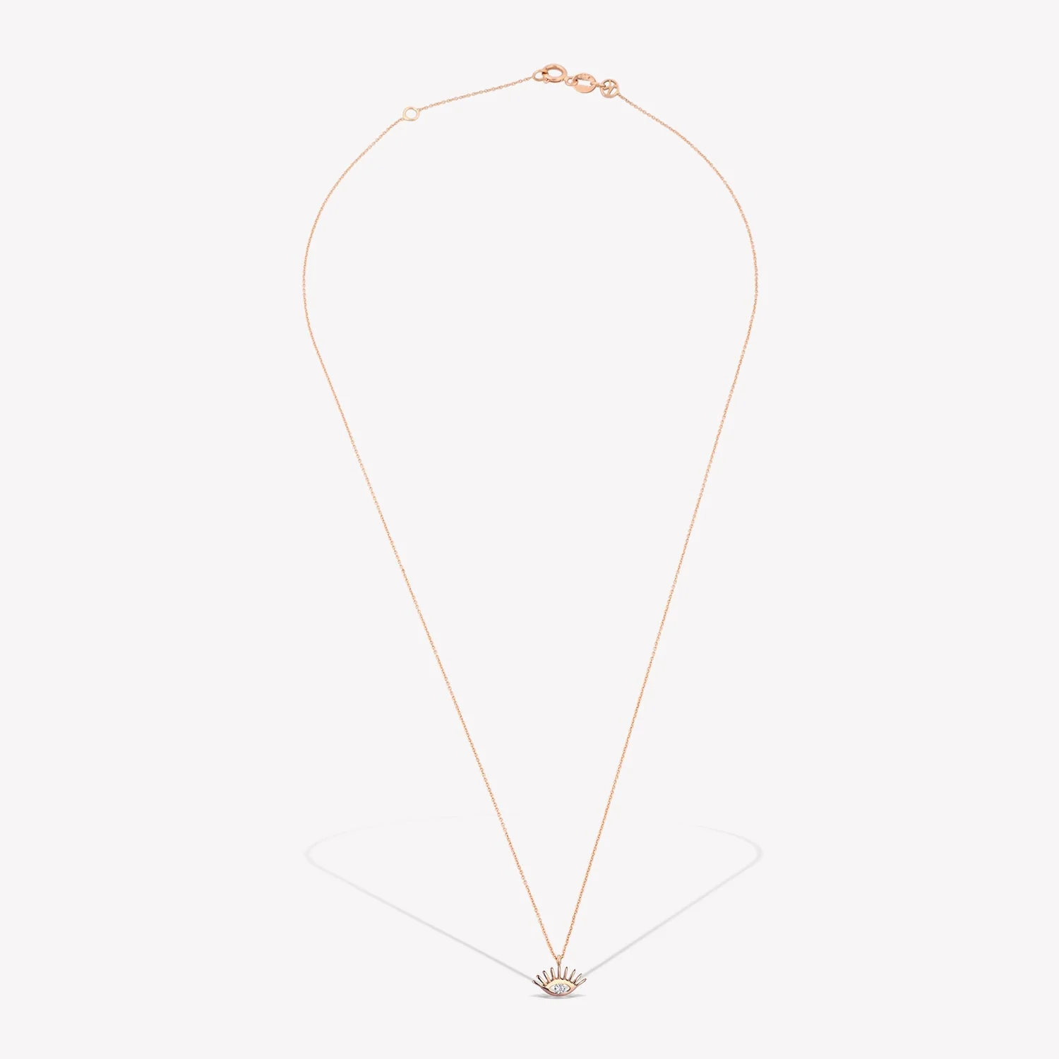 Evil Eye Mini Chain Necklace - Image 8