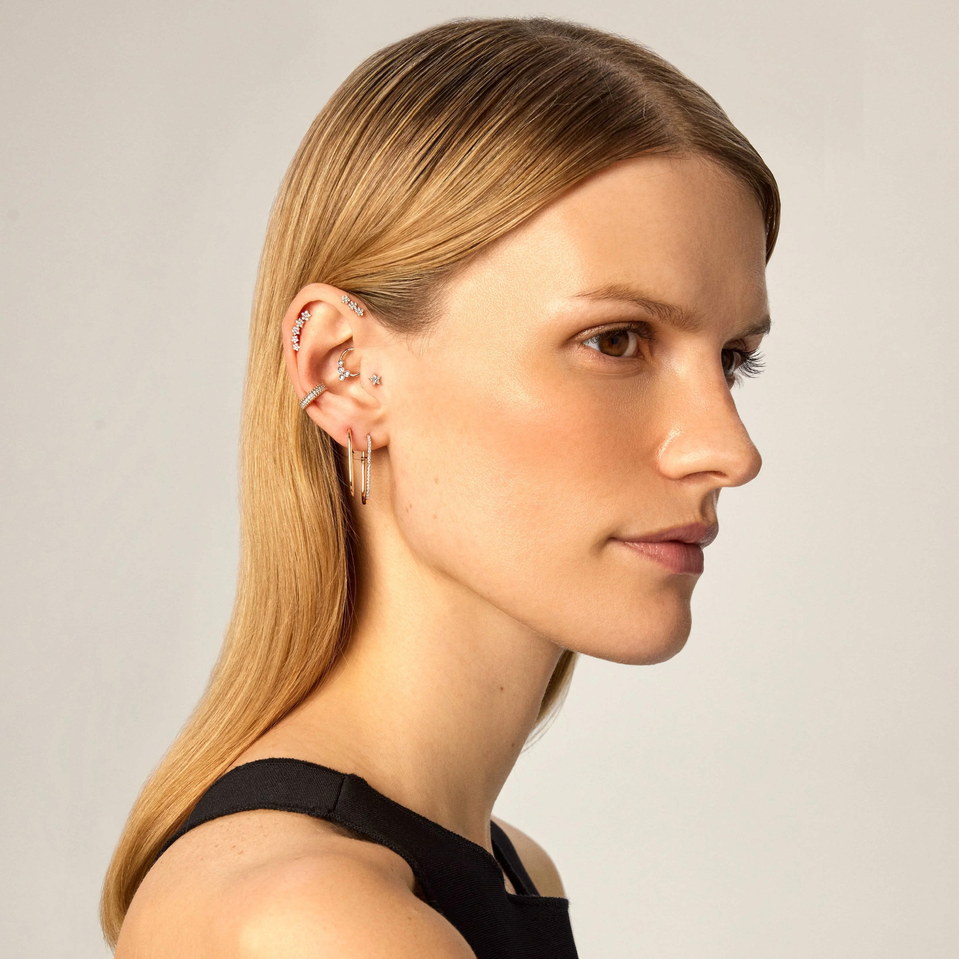 Equality Pave Hoop Earring - Image 7