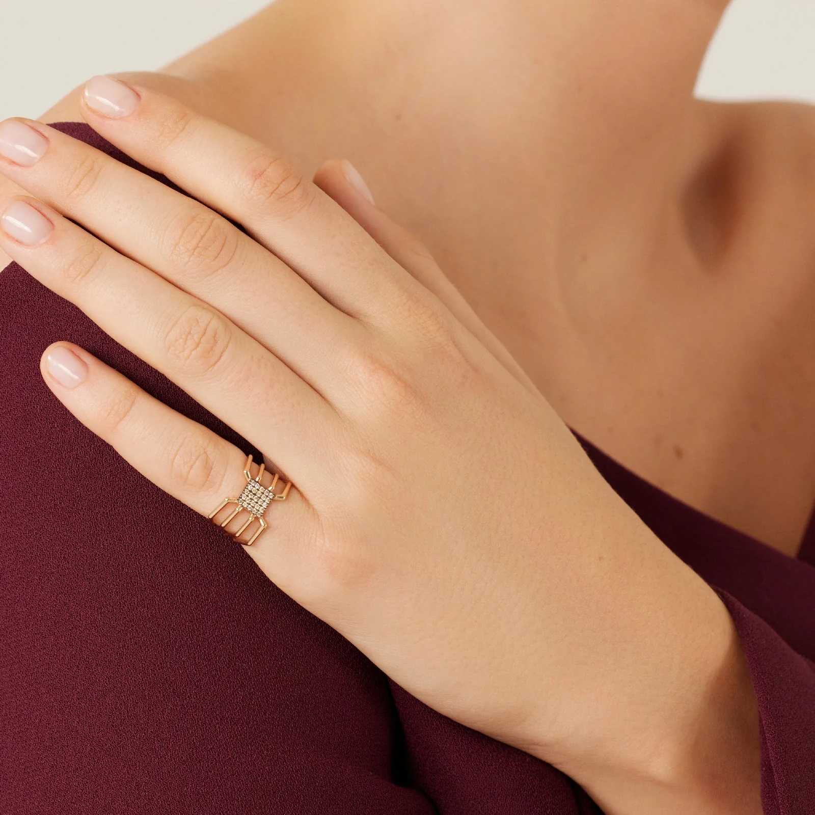 Lydia Pinky Ring - Image 3