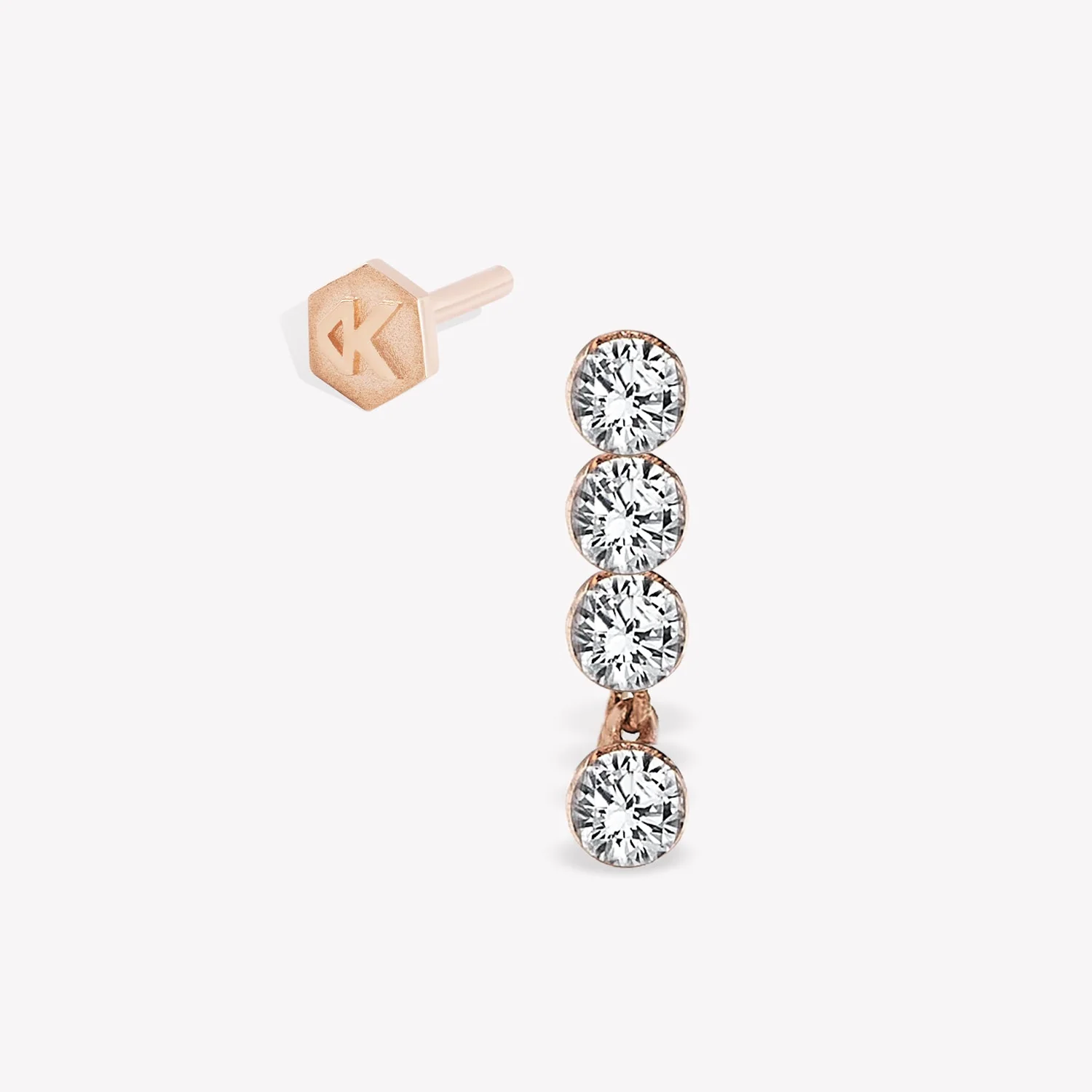 Quartet Invisible Dangling Piercing - Image 3