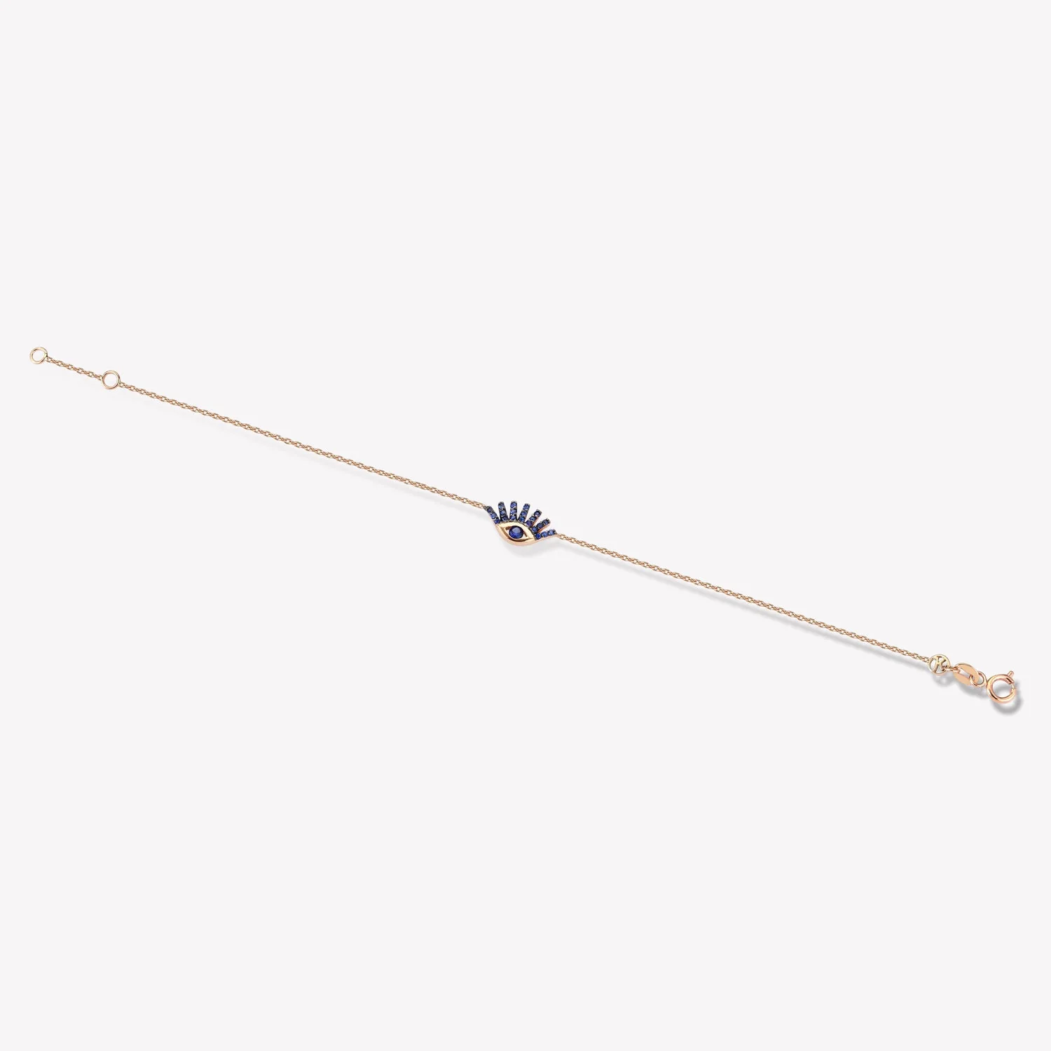 Shimmery Evil Eye Chain Bracelet - Image 5