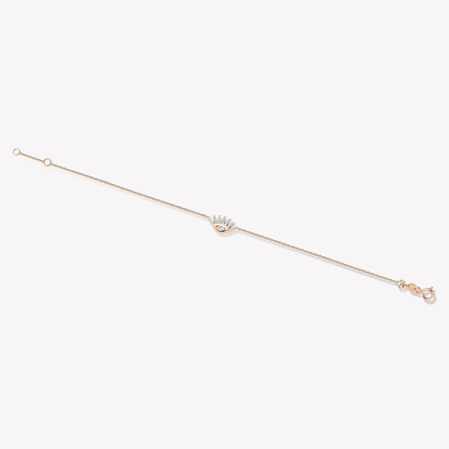 Shimmery Evil Eye Chain Bracelet - Image 7